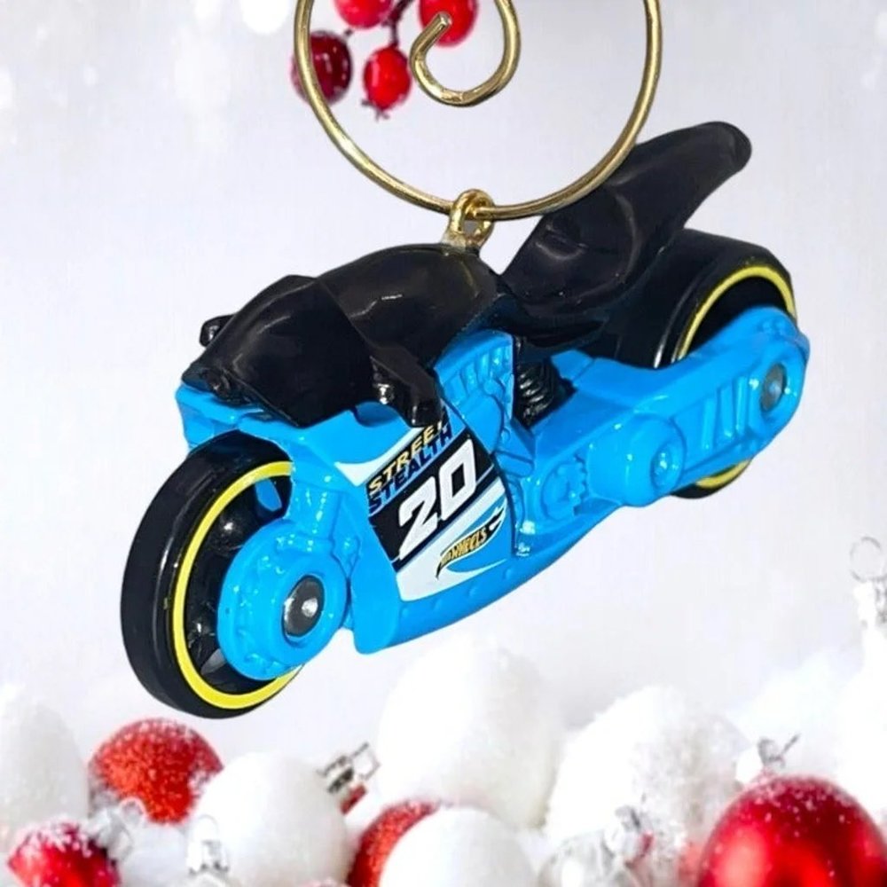 Street Stealth Racing Motorcycle Sport Bike 1/64 Christmas Tree Ornament